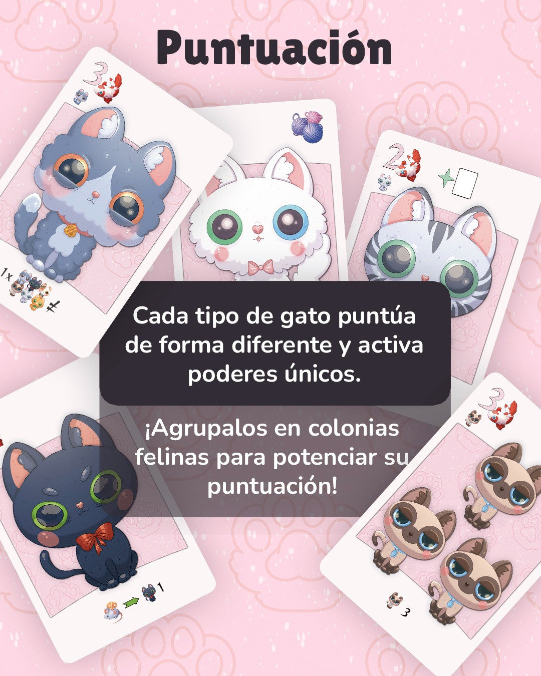 Juego educativo de Cartas Jummy Kitty - Pif Games