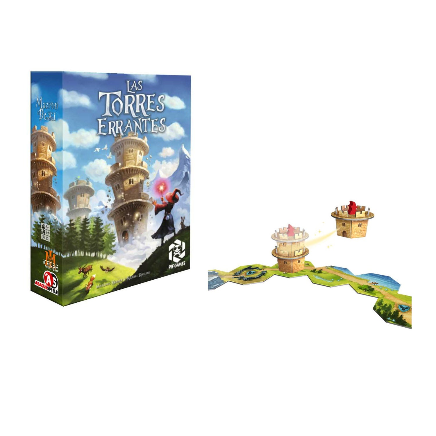 Juego de mesa Las Torres Errantes - Pif Games