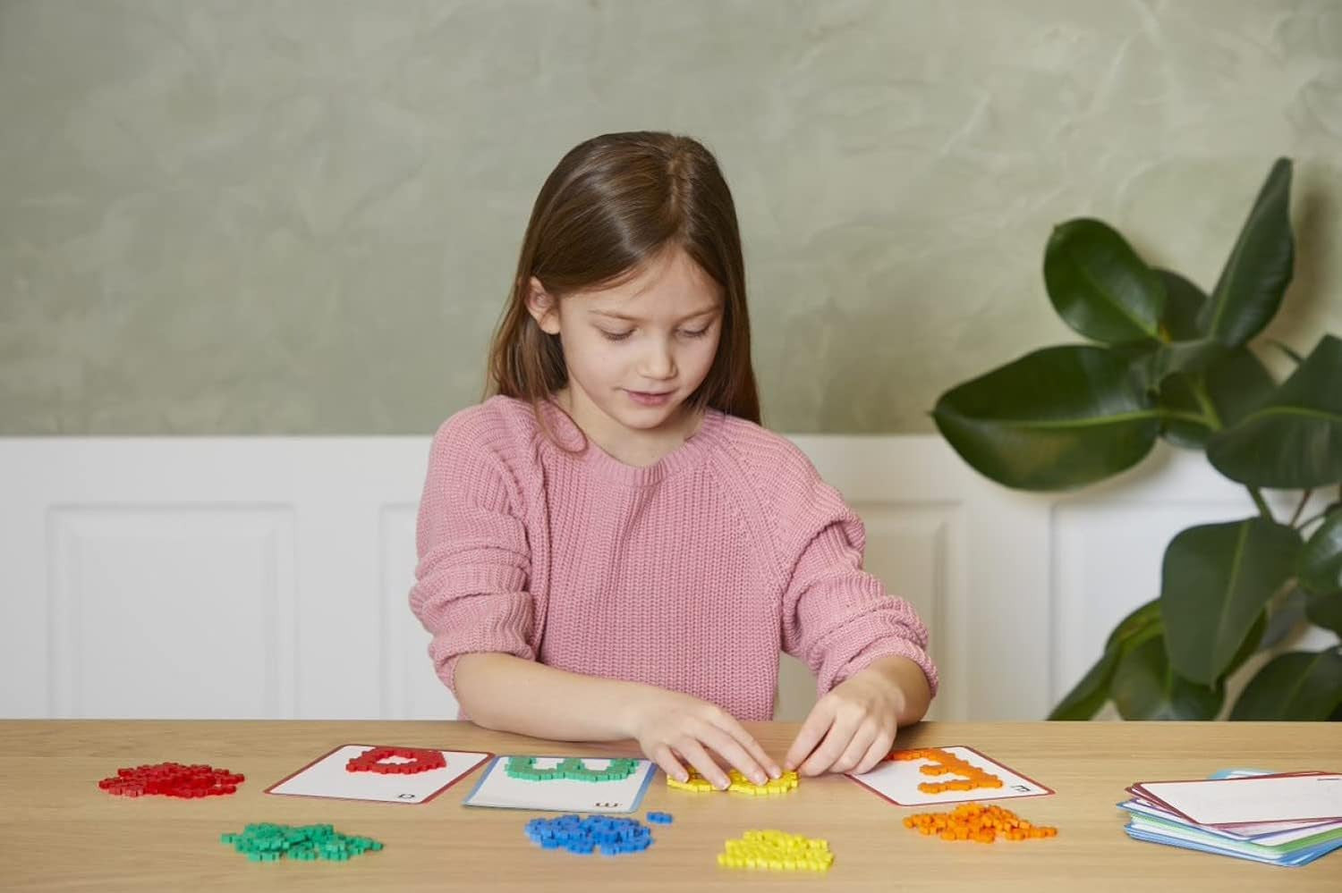 Juego para formar Números y Letras con piezas que se enlazan entre sí - Ludilo 3909