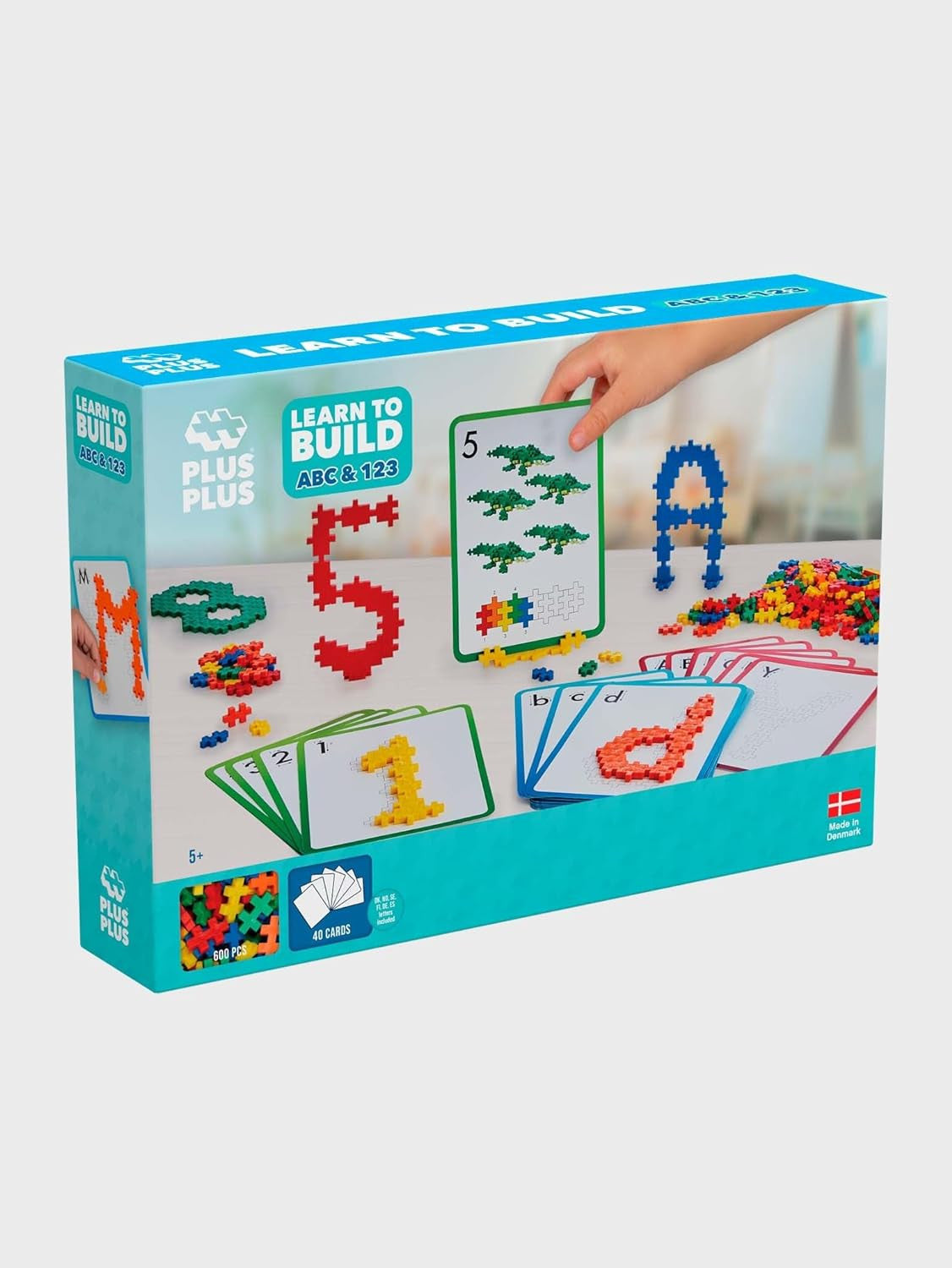 Juego para formar Números y Letras con piezas que se enlazan entre sí - Ludilo 3909