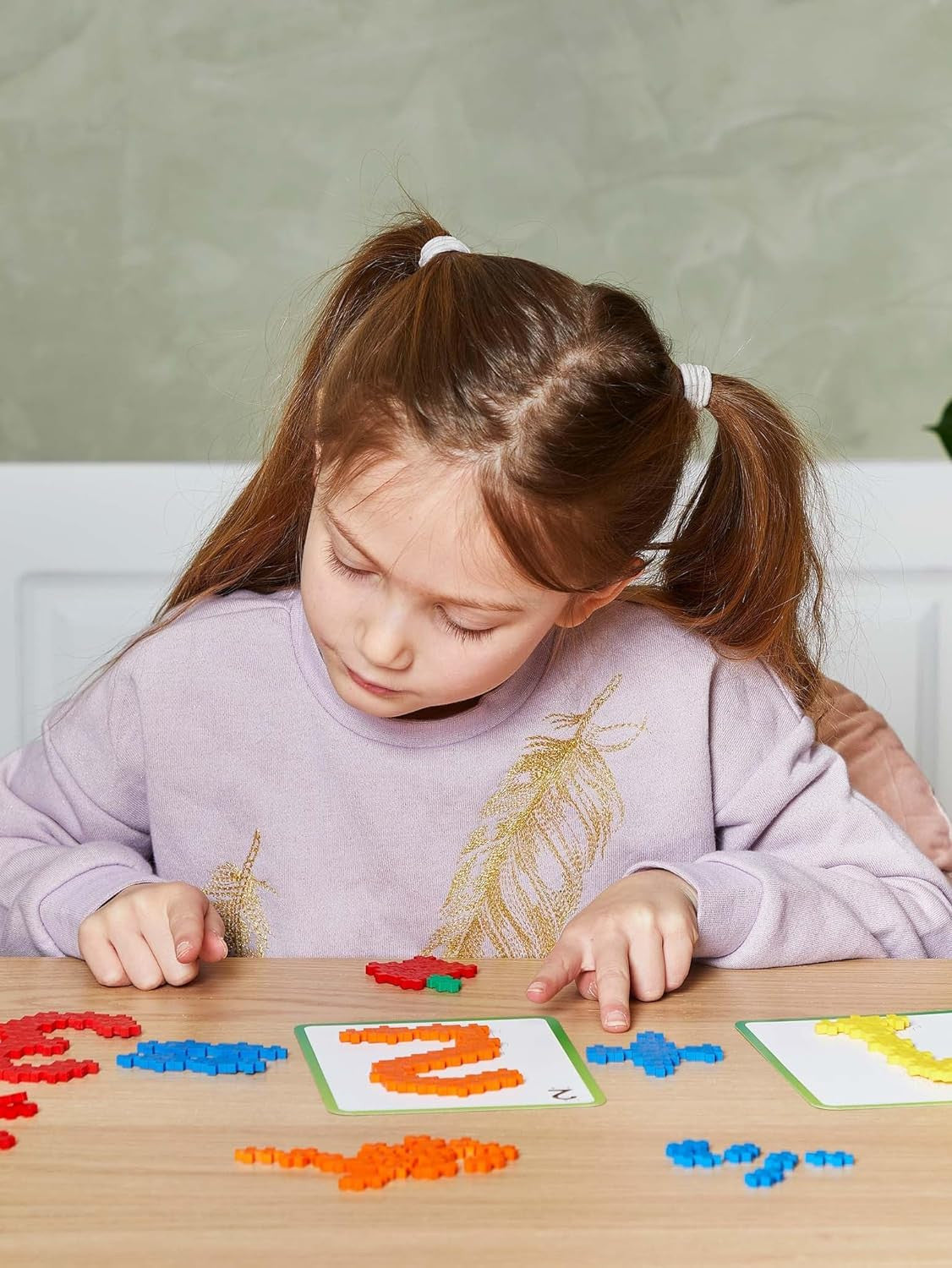 Juego para formar Números y Letras con piezas que se enlazan entre sí - Ludilo 3909