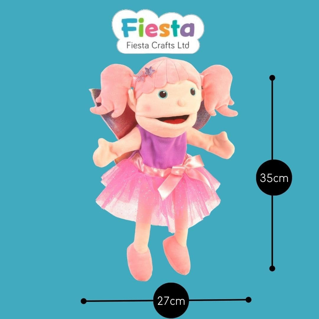 Marioneta de mano Hada con boca movible - Fiesta Crafts