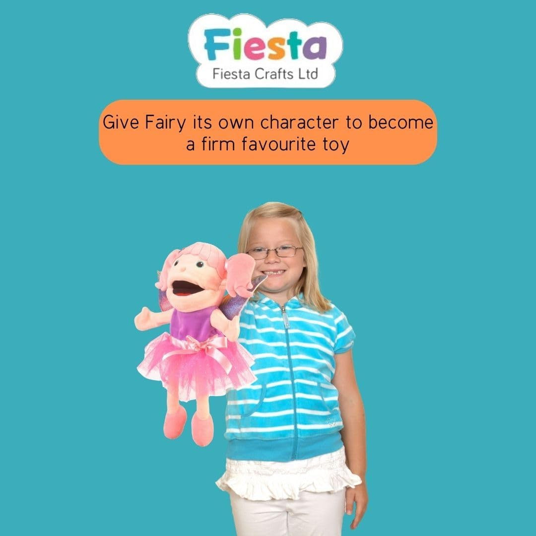 Marioneta de mano Hada con boca movible - Fiesta Crafts