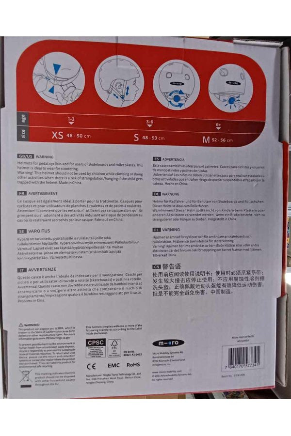 Casco Infantil para Patinetes y Bicicletas Doodle V2 (M) - Micro AC2087