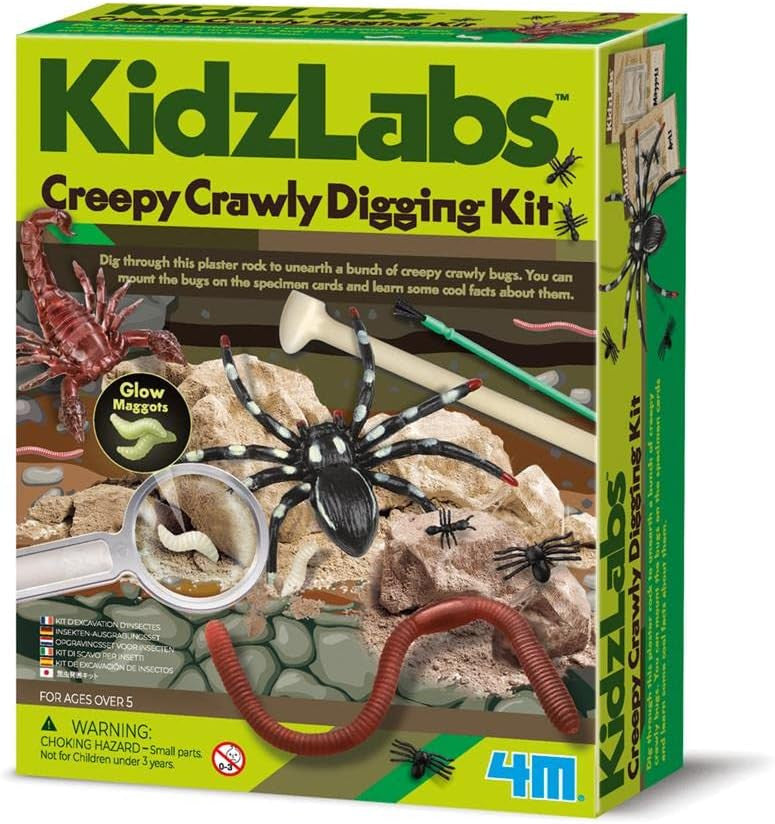 Juego Educativo de Excavación Creepy Crawly Digging Kit - 4M 03397