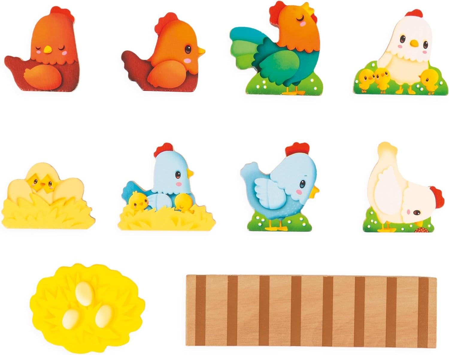 Juego educativo de Motricidad - Mi primer gallinero - Janod 03311