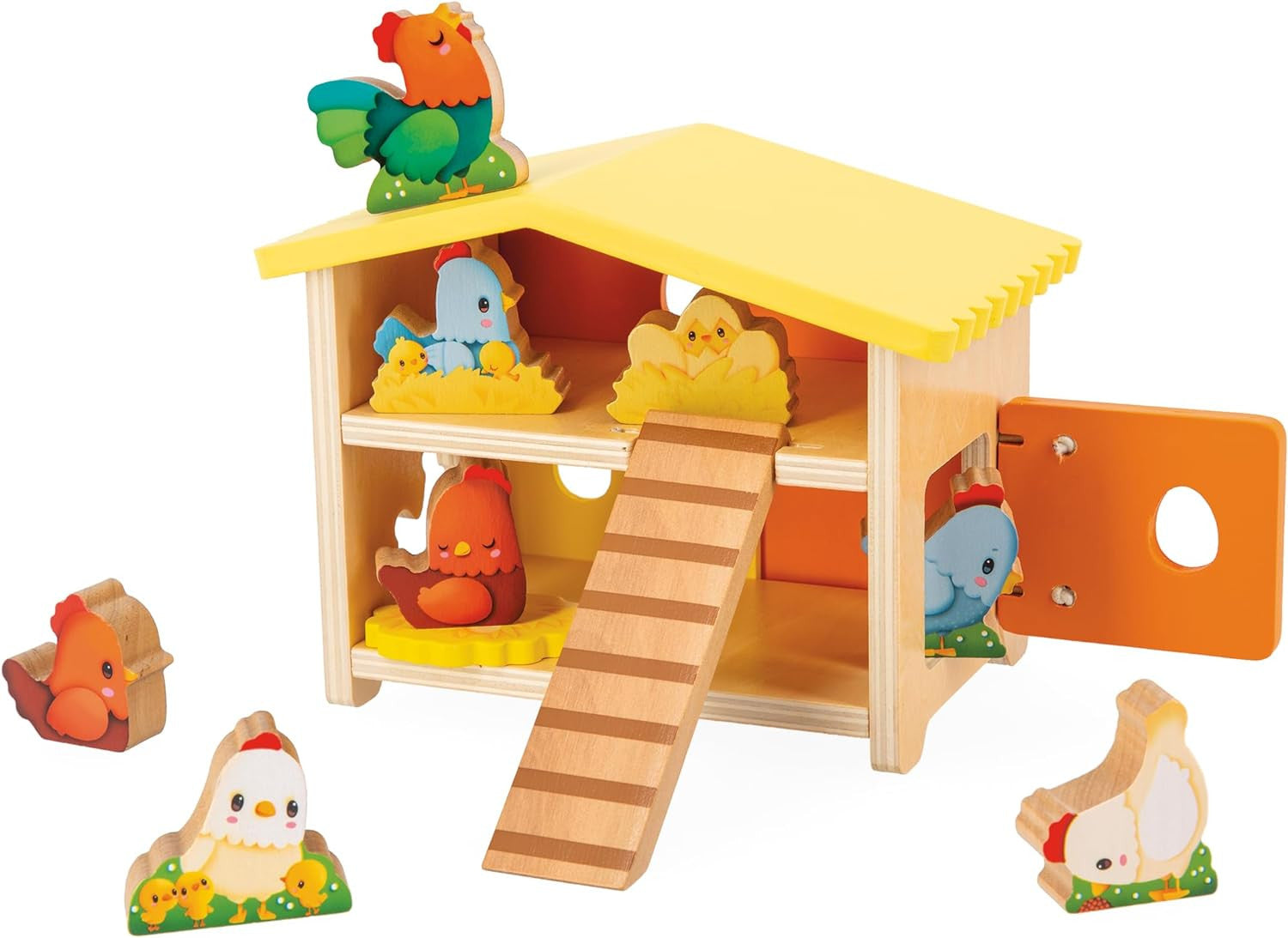 Juego educativo de Motricidad - Mi primer gallinero - Janod 03311
