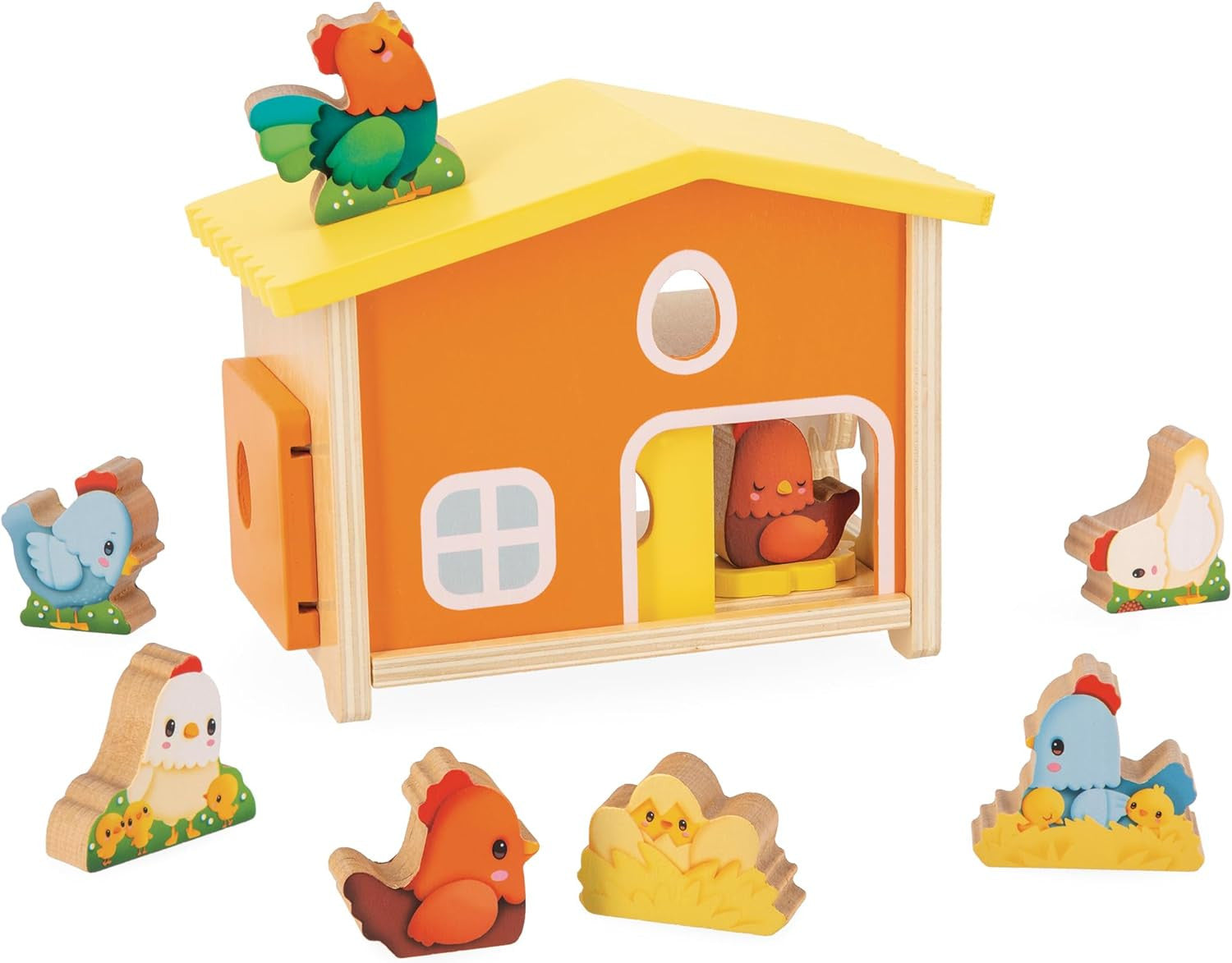 Juego educativo de Motricidad - Mi primer gallinero - Janod 03311