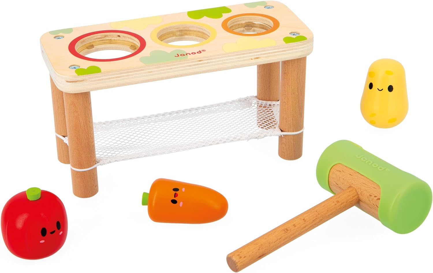 Juego de Motricidad para Golpear - Tap Tap Legumbres - Janod 03309