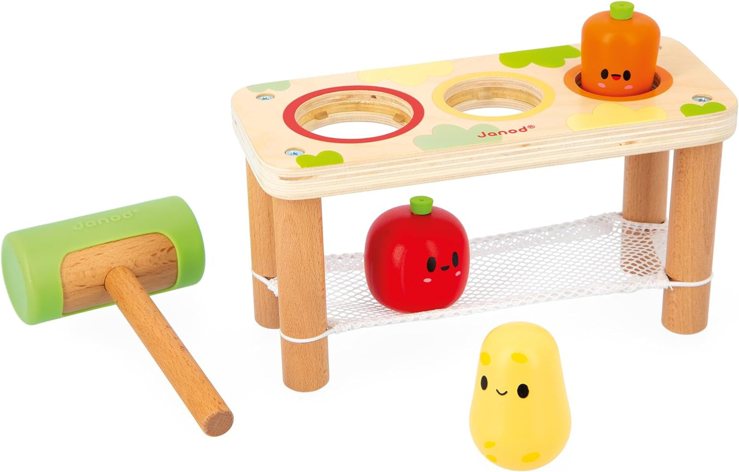 Juego de Motricidad para Golpear - Tap Tap Legumbres - Janod 03309