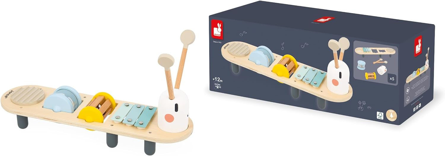 Juego de estímulo Sensorial La Oruga Sweet Cocoon - Janod 04058