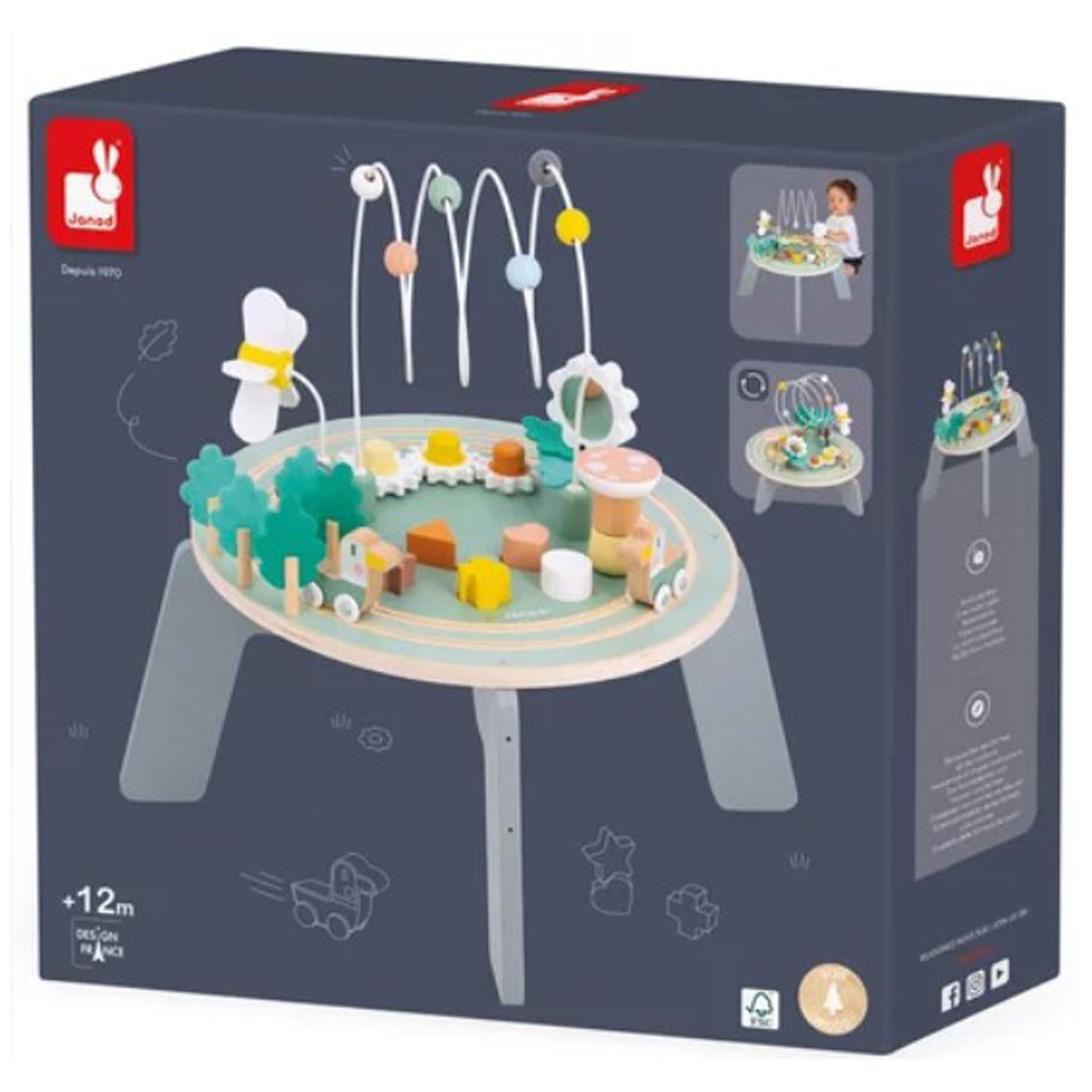 Mesa de Actividades El Jardín - Sweeet Cocoon - Janod 04045