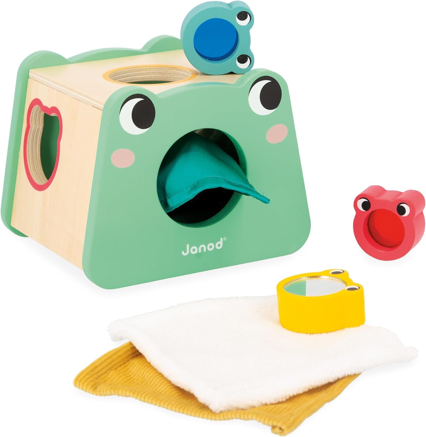 Juego Estimulo Sensorial +12meses - Caja con juegos de estimulo sensorial para niños +12 meses - Janod 04063