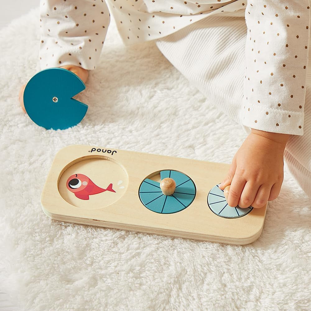 Juego Estimulo Sensorial +12meses - Caja con juegos de estimulo sensorial para niños +12 meses - Janod 04063