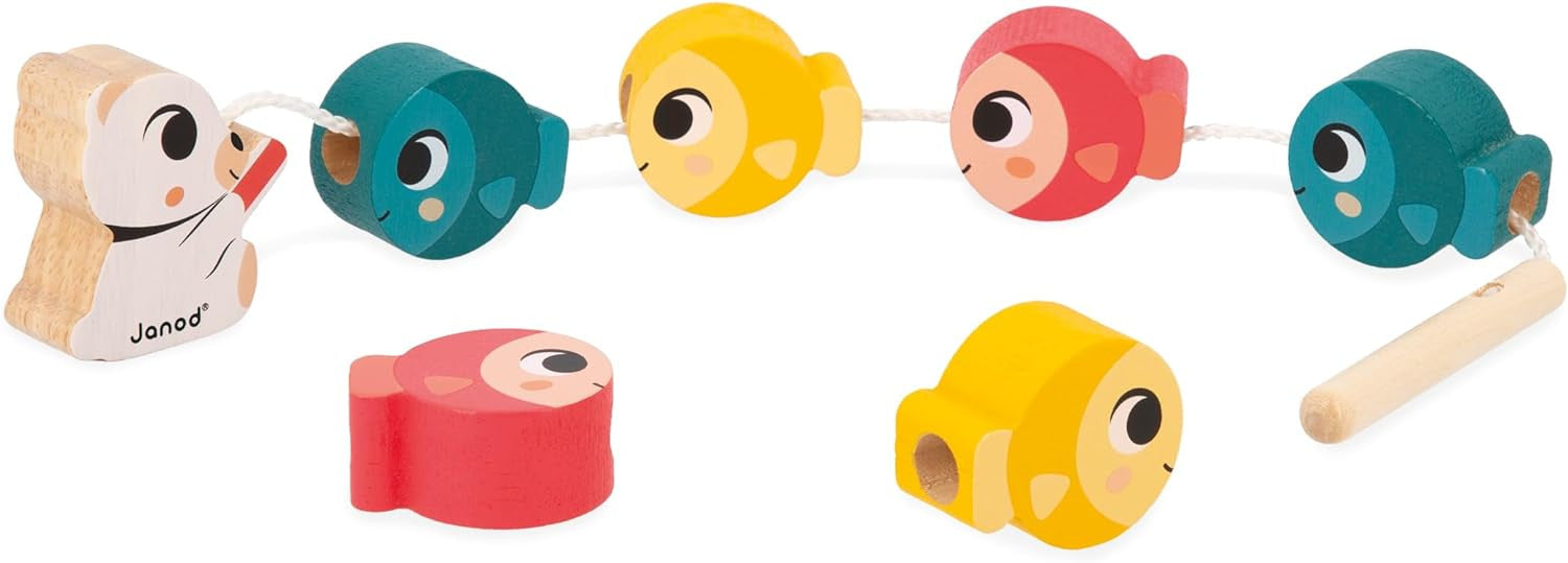 Juego Habilidades Motoras Finas niños +18meses - Caja con juegos de motricidad para niños +18 meses - Janod 04064