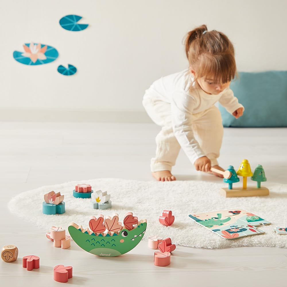 Juego Estimulo Sensorial +24 meses - Caja con juegos de estimulo sensorial para niños +24 meses - Janod 04065