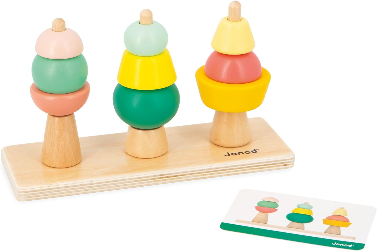 Caja con Juegos para desarrollar las Habilidades de Razonamiento niños + 36 meses - Janod 04066