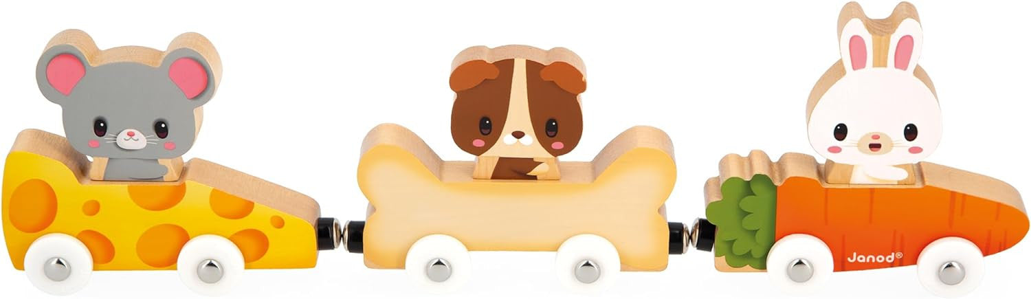 Juego Magnético Coches Mascotas Magnéticas - Janod 03315