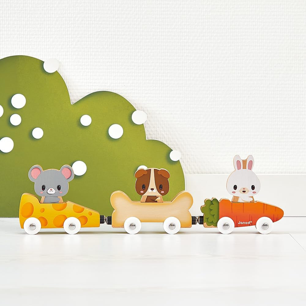 Juego Magnético Coches Mascotas Magnéticas - Janod 03315