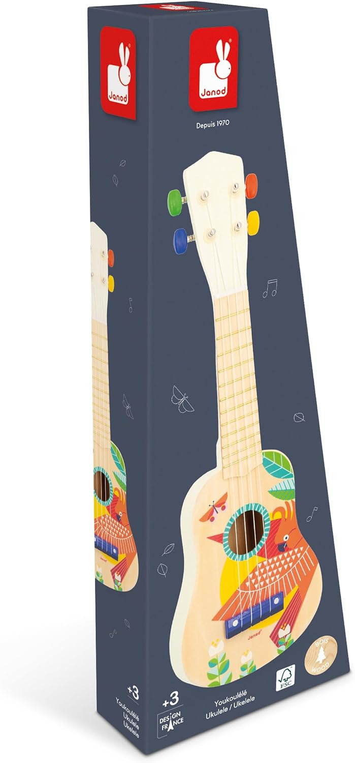 Instrumento Musical Ukelele de madera Gioia - Janod 07652
