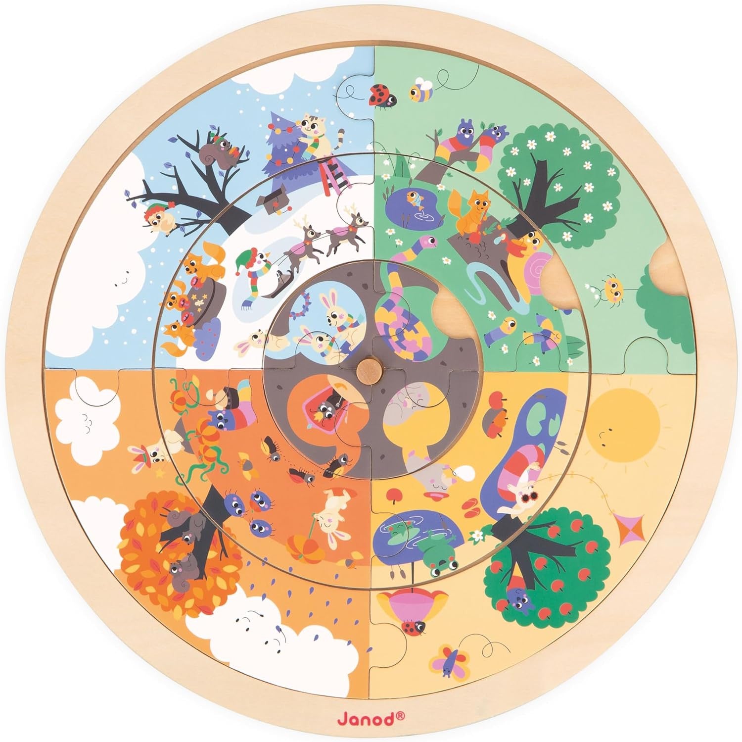 Rompecabezas de observación El Tiempo y las Estaciones - El Jardín - J05090