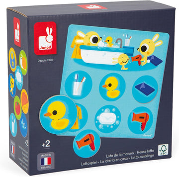 Juego de Memoria y Asociación - Mi primer Juego de Lotería - Janod 02620