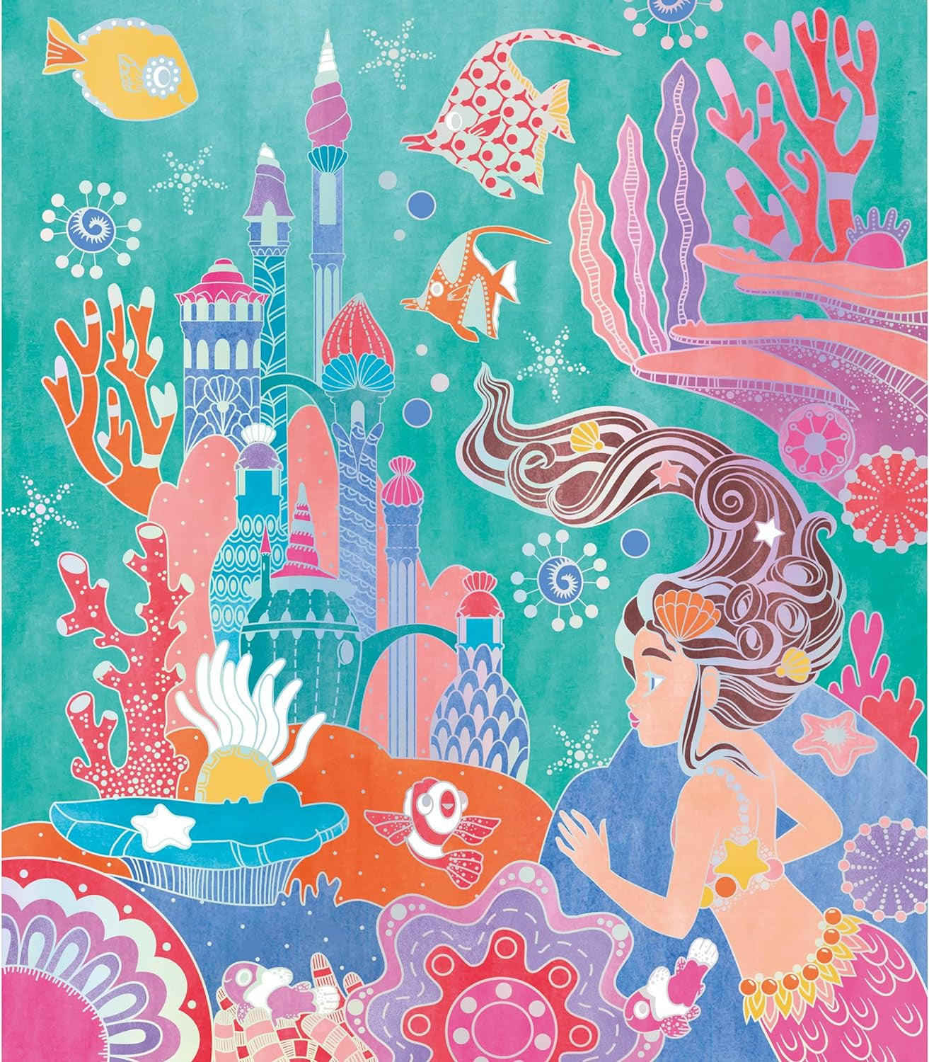 Juego de Manualidades - Magic Ocean - Pintura en acuarela - Janod 09107
