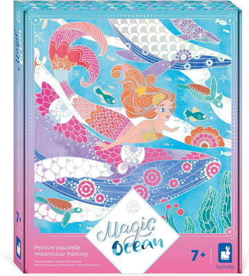 Juego de Manualidades - Magic Ocean - Pintura en acuarela - Janod 09107