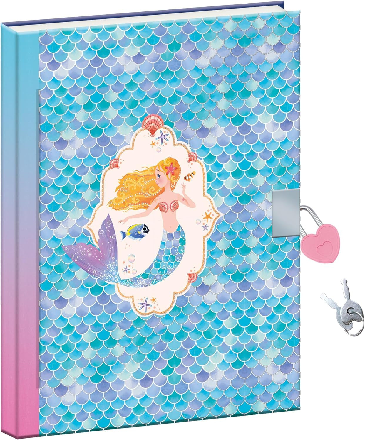 Juego de Manualidades y Decoración - Cuaderno Diario Secreto Magic Ocean - Janod 09109