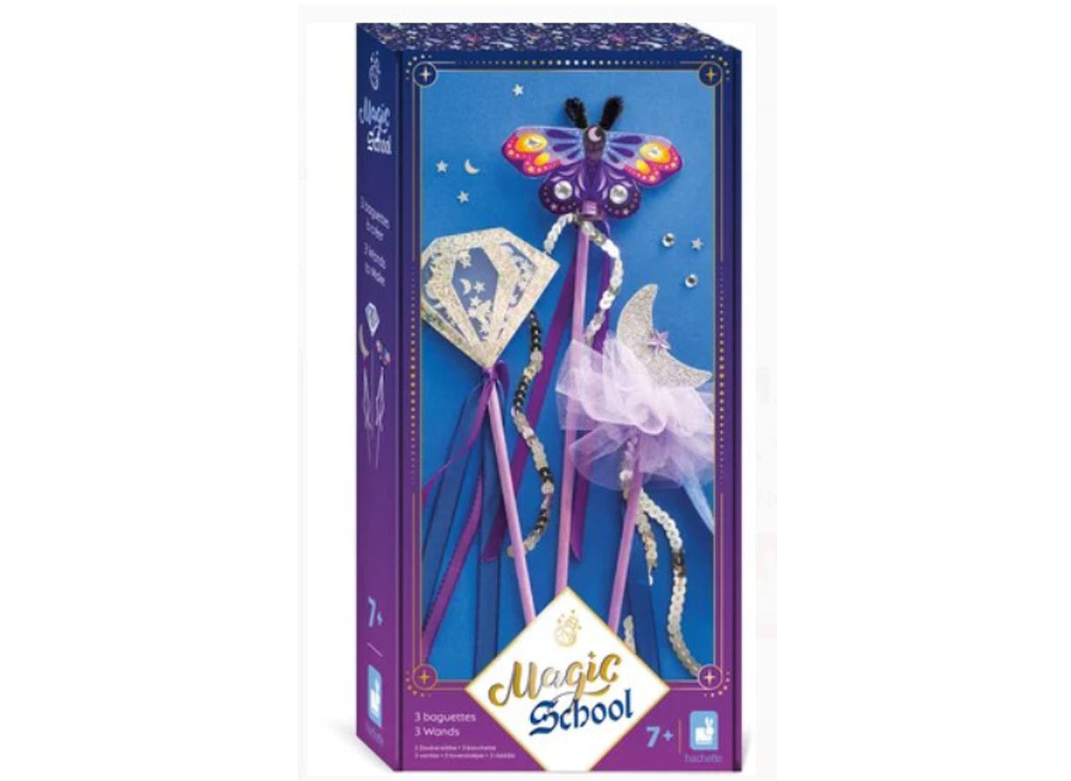 Juego de Manualidades - Escuela de Magia 3 Varitas para crear - Janod 09136