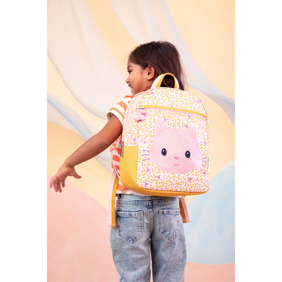 Mochila Infantil de Pet reciclado Jeanne La Gata - Lilliputiens