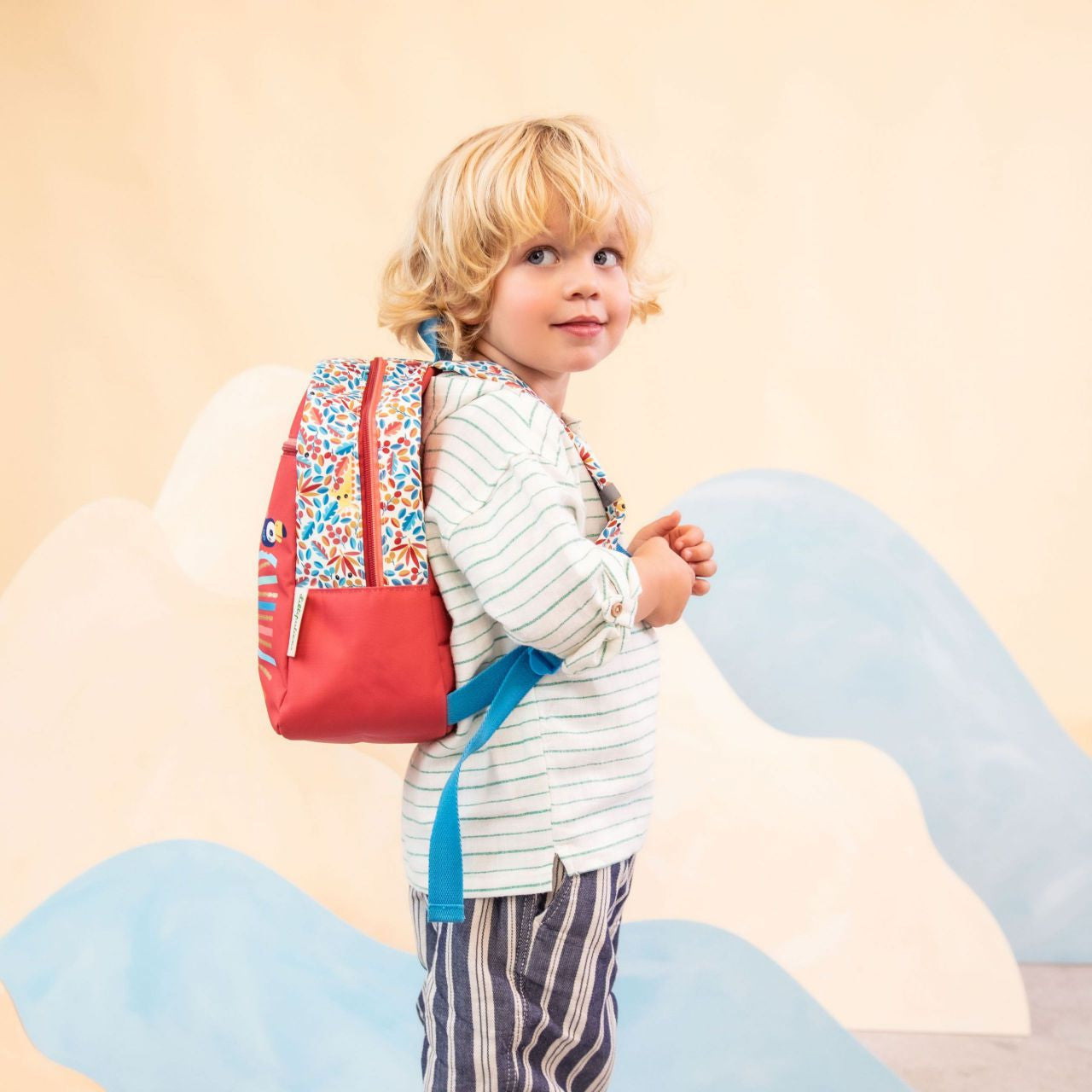 Mochila Infantil de Pet reciclado Jack el León - Lilliputiens 84478