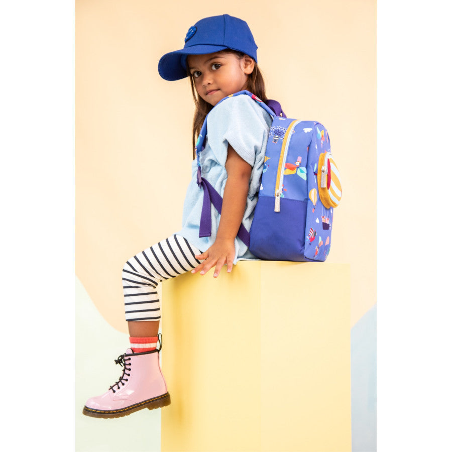 Mochila Infantil de Pet Reciclado En El Aire - Lilliputiens 84485