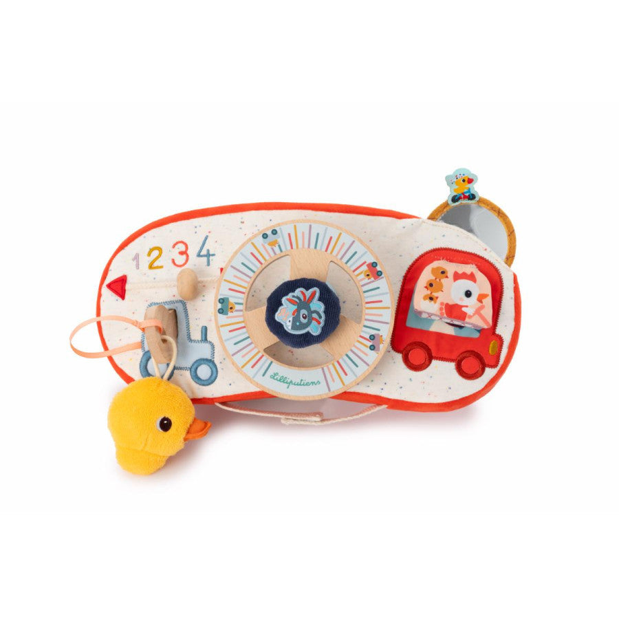 Granja panel de actividades - Coche - Lilliputiens 83526