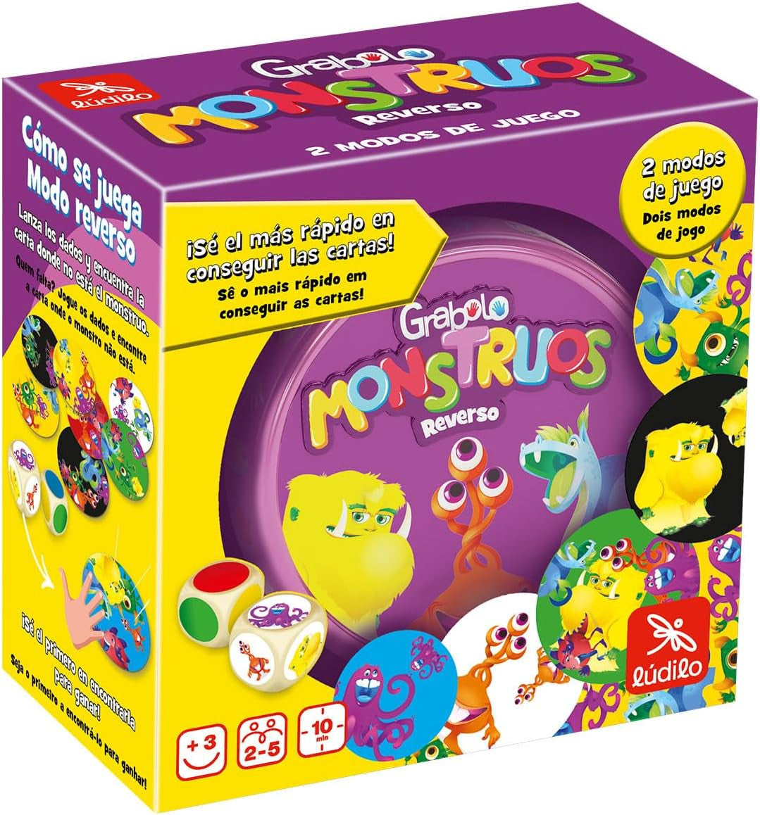 Juego de Cartas Grabolo Monstruos - Ludilo 803821