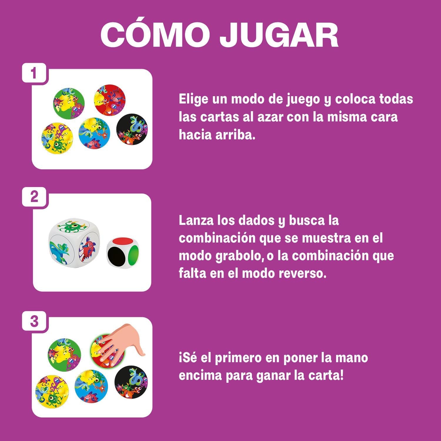 Juego de Cartas Grabolo Monstruos - Ludilo 803821