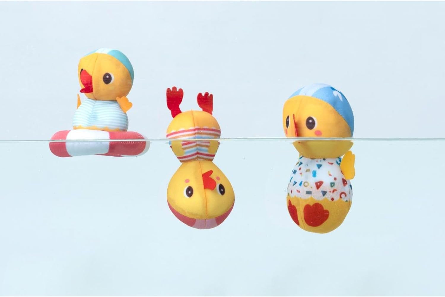 Tres patos junto al agua, juego de baño - Lilliputiens 83544