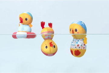 Tres patos junto al agua, juego de baño - Lilliputiens 83544