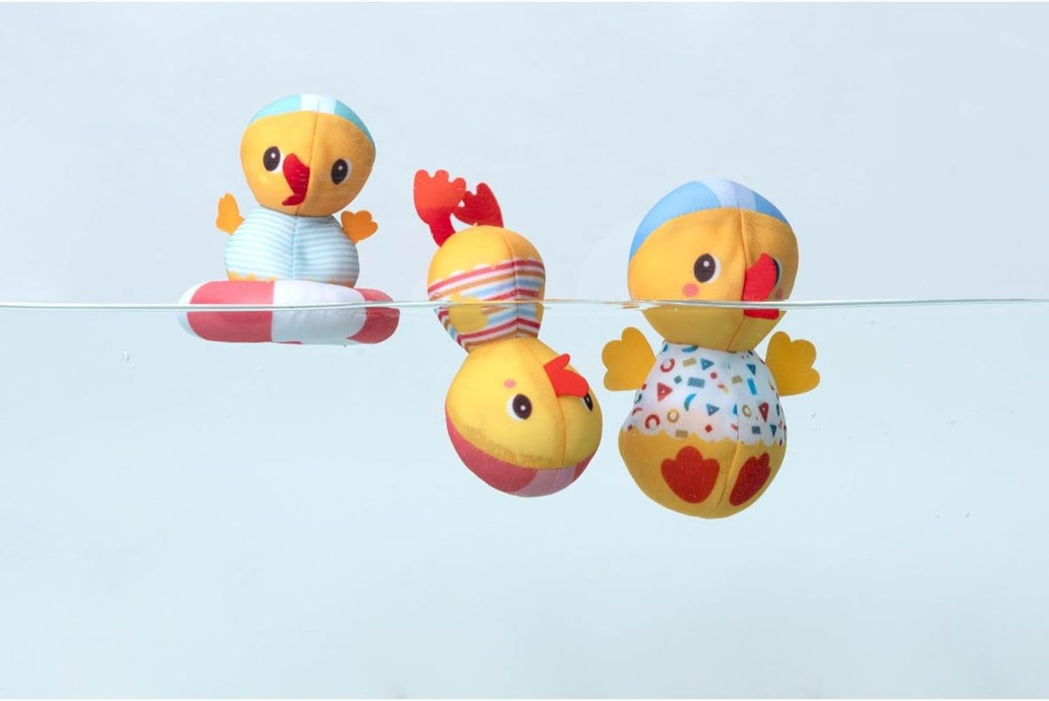 Tres patos junto al agua, juego de baño - Lilliputiens 83544
