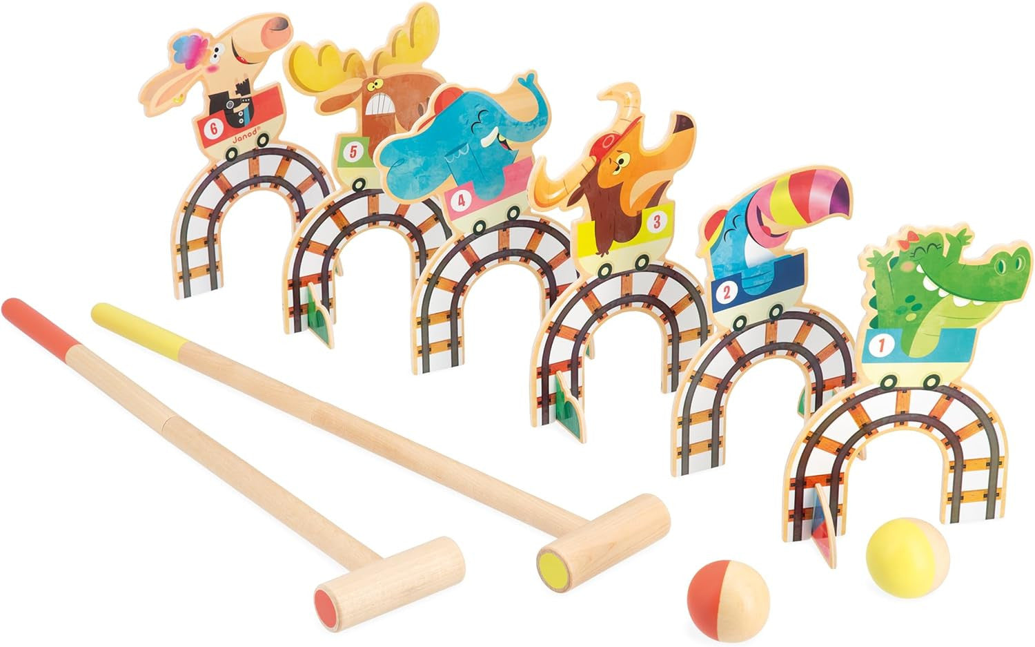 Juego de Croquet Montaña Rusa - Juego de Habilidad - Janod 03353