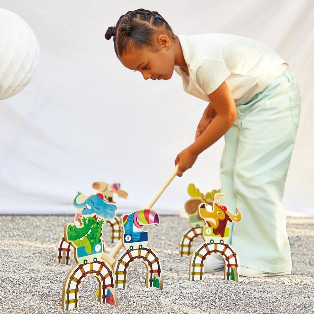 Juego de Croquet Montaña Rusa - Juego de Habilidad - Janod 03353