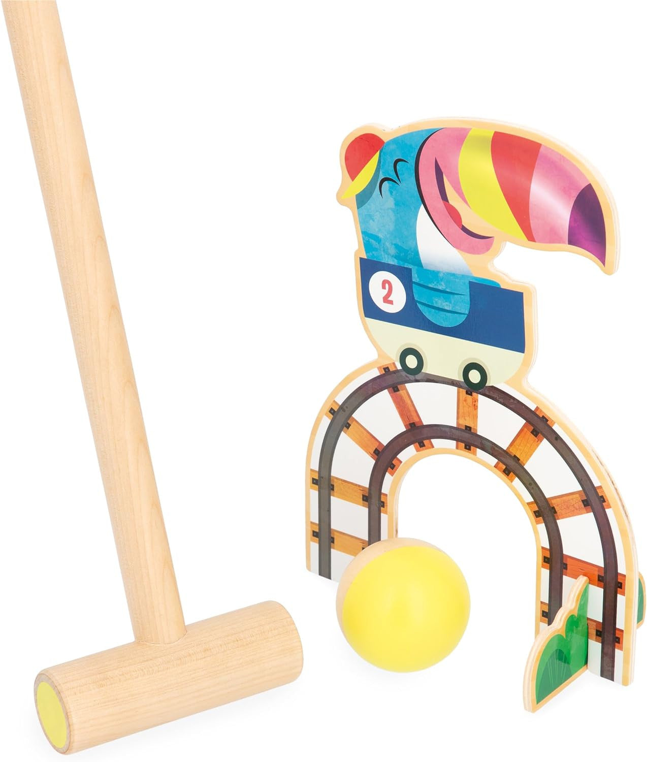 Juego de Croquet Montaña Rusa - Juego de Habilidad - Janod 03353