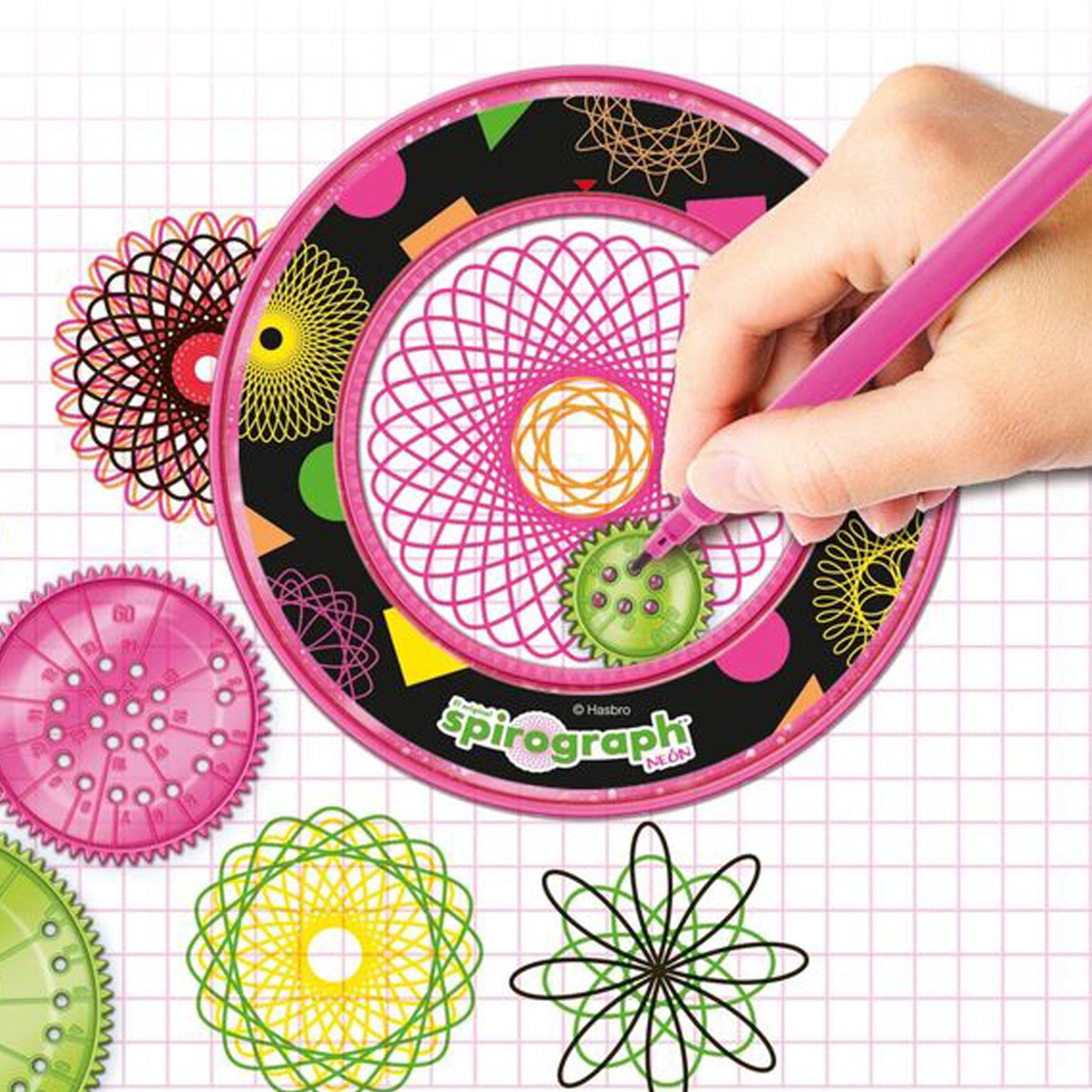 Brilla con creatividad: Spirograph neon - 803822 WorldBrands