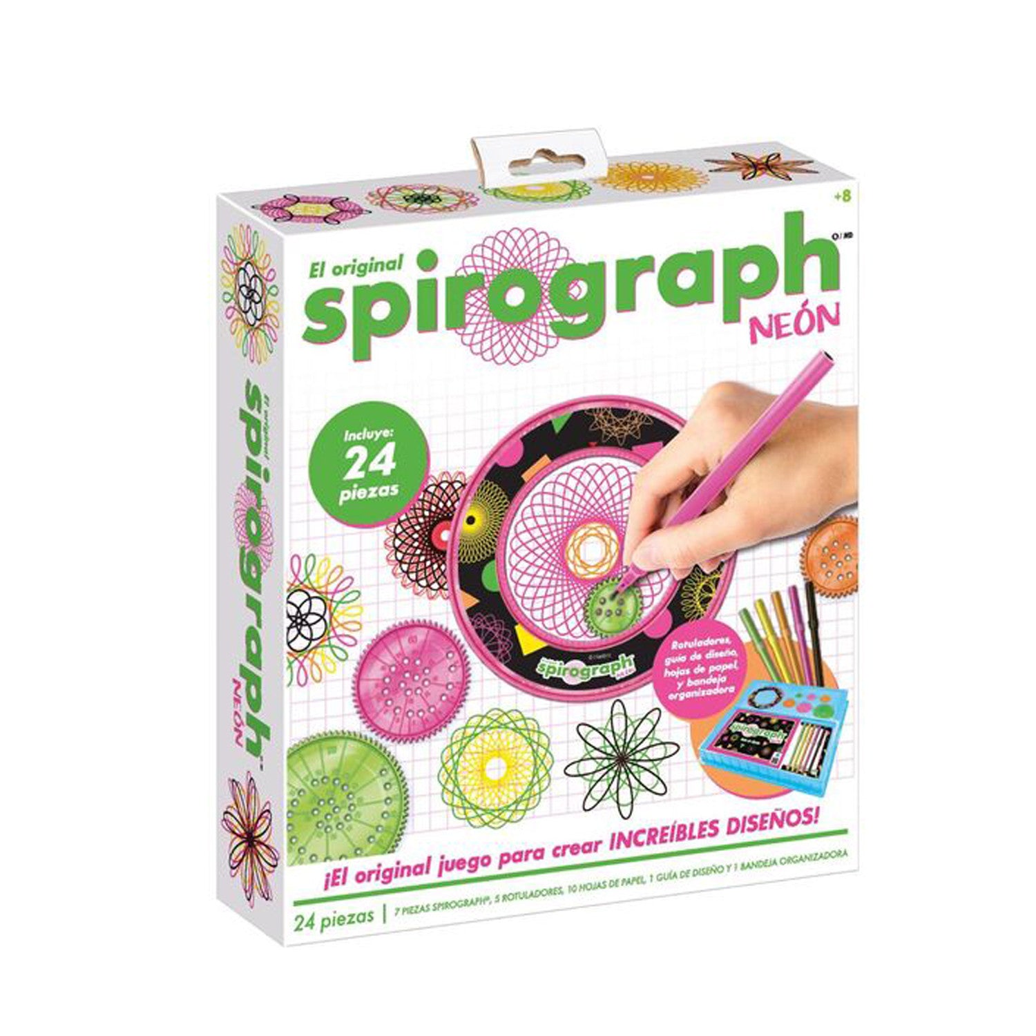 Brilla con creatividad: Spirograph neon - 803822 WorldBrands