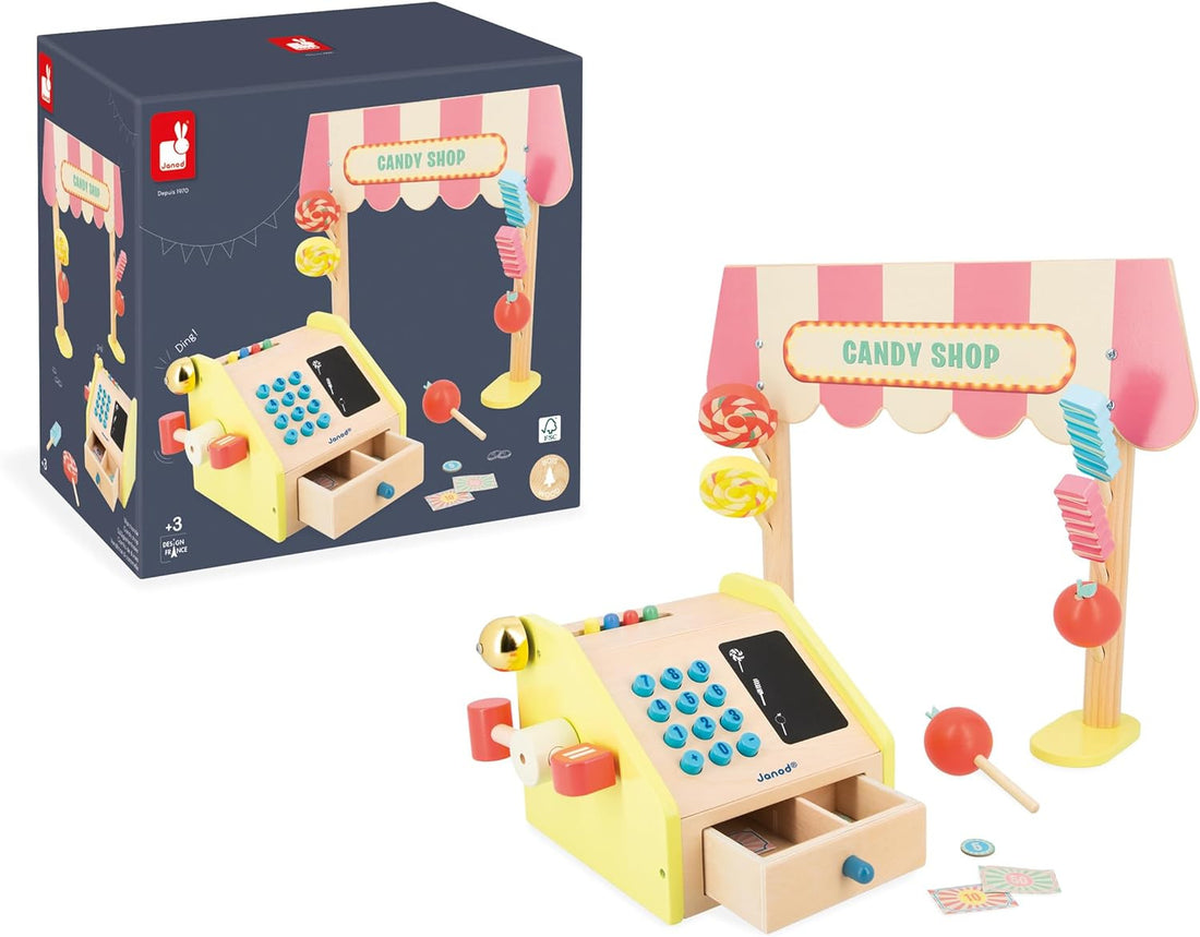 Tienda de Golosinas - Caja Registradora - Cocina y Accesorios - Janod 03350