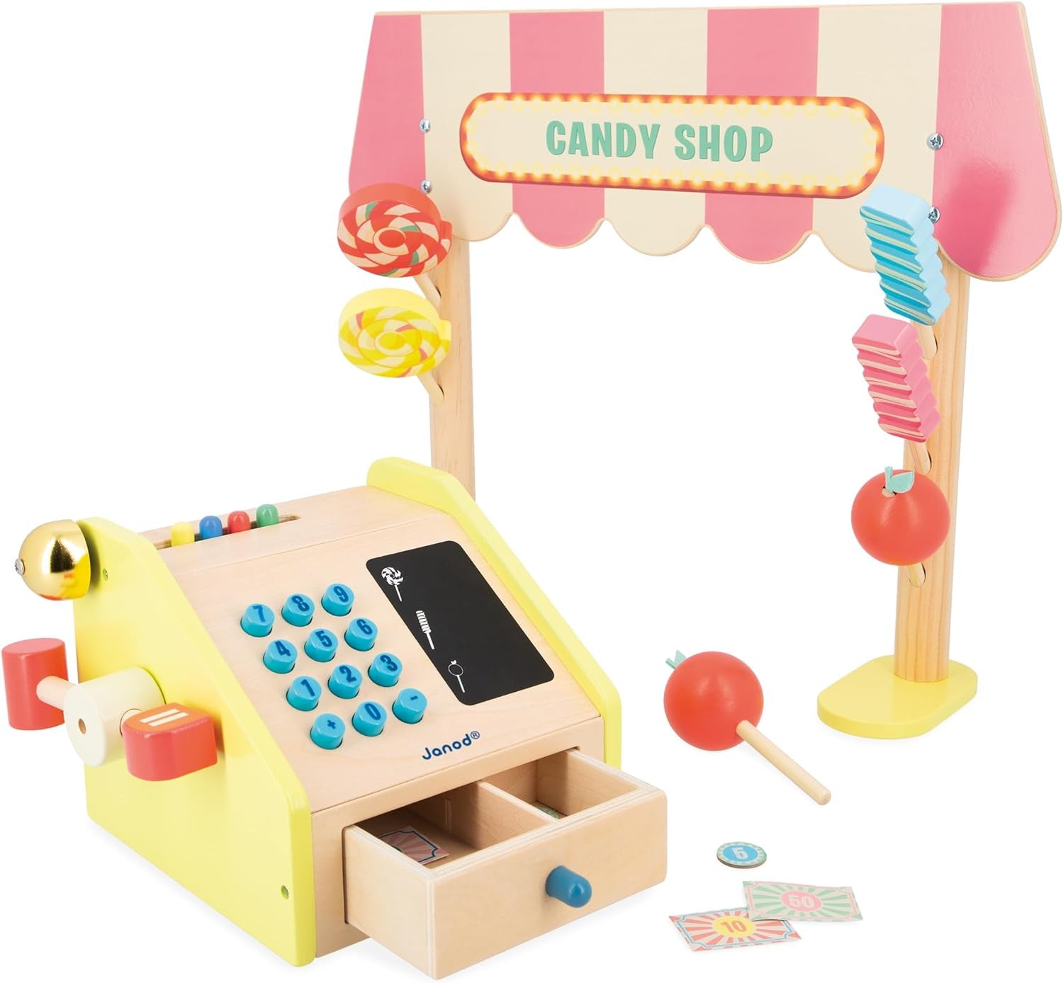 Tienda de Golosinas - Caja Registradora - Cocina y Accesorios - Janod 03350