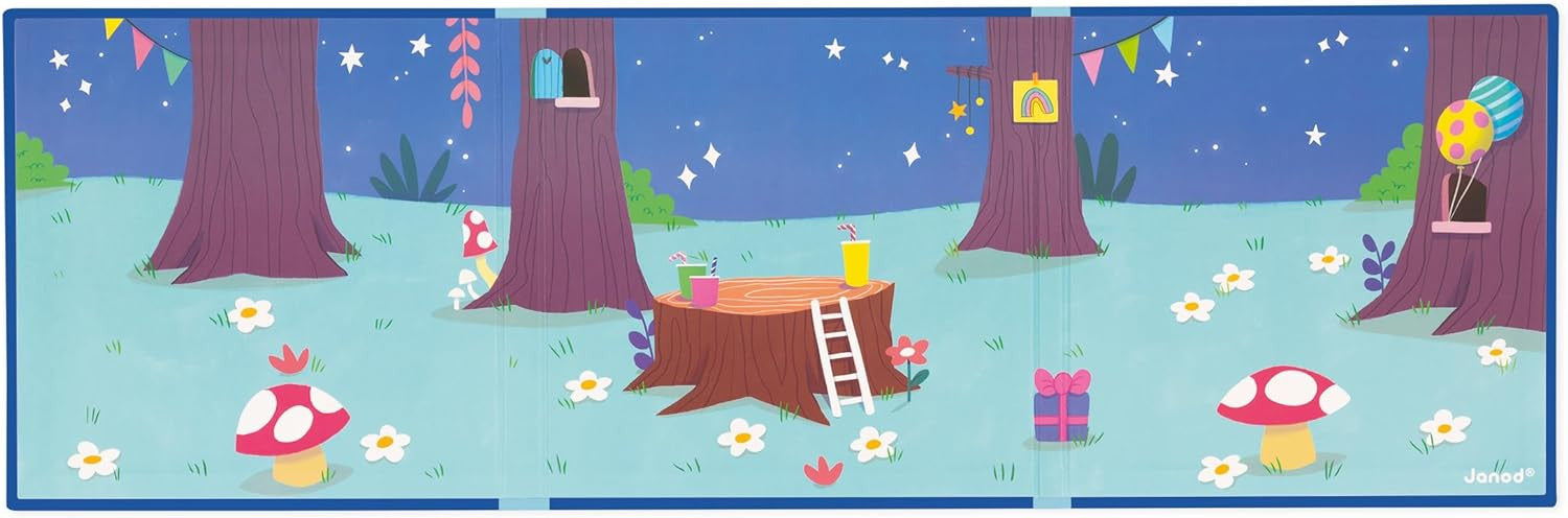 Juego Educativo Magnético 30 Imánes Magneti´Stories La Fiesta de los Animales - Janod 05455