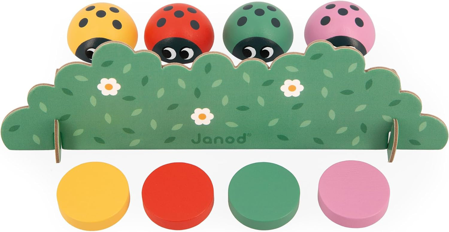 Juego Pedagógico de Memoria Secuencia de Mariquitas - Janod 05079
