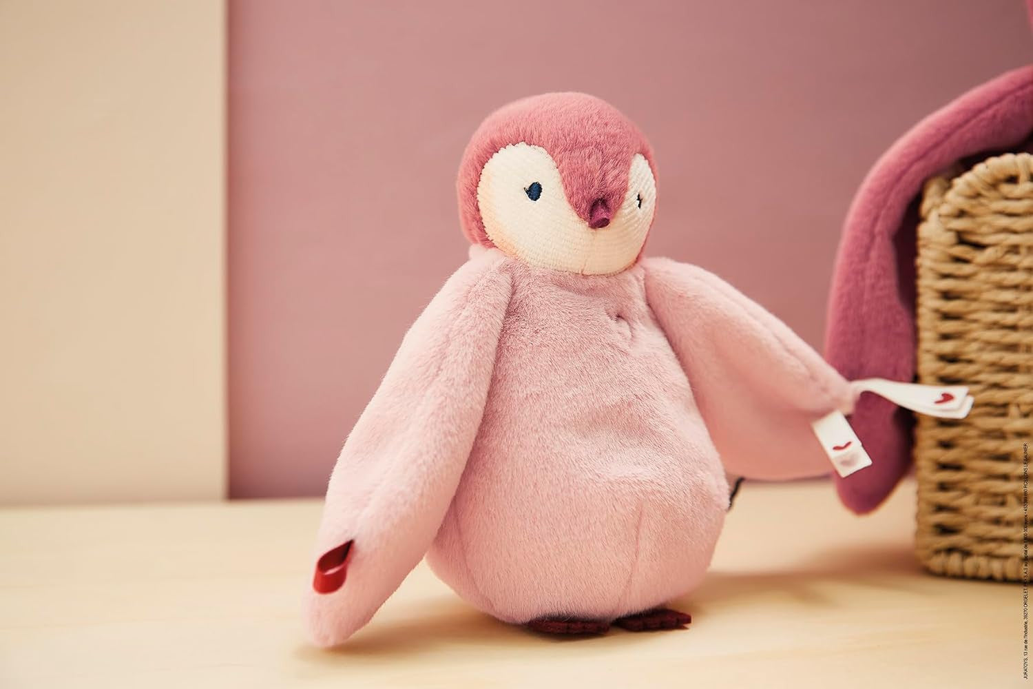 Peluches pinguinos rosa de felpa - padre y cria - kaloo k212004