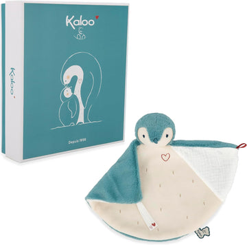 Doudou pinguino verde - manta de pinguino verde - kaloo k212009